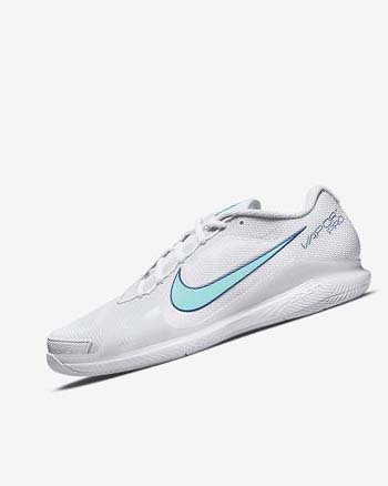 Nike Court Air Zoom Vapor Pro Blancos Beige Claro Azul Rey Oscuro Azules Turquesa | MX 2707